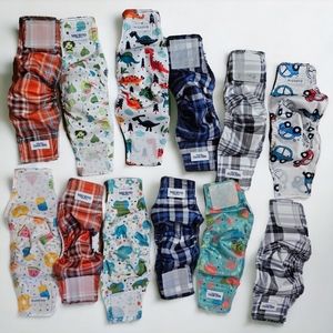 XS Male Dog Belly Bands (rewashable)